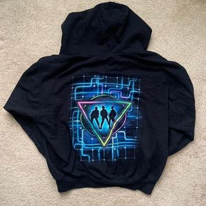 black design hoodie zip up